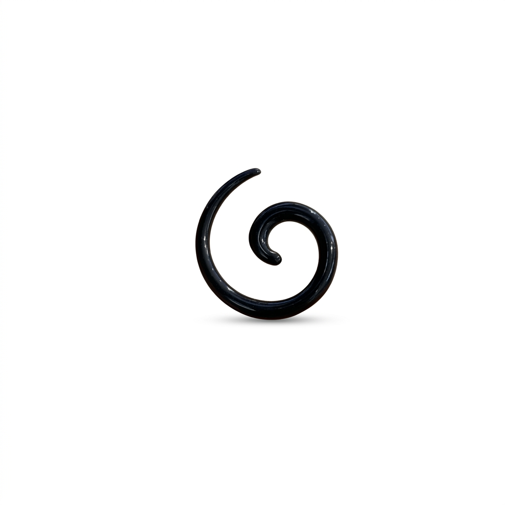 EXPANSORES TAPER ESPIRAL PLASTICO NEGRO