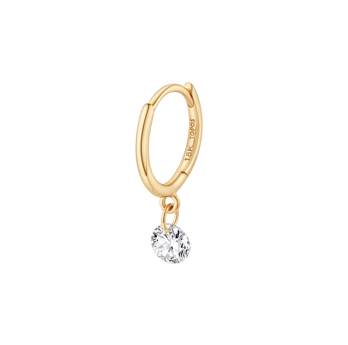 LUP CLICKER INVISIBLE RIEL LATERAL ORO 750 AMARILLO