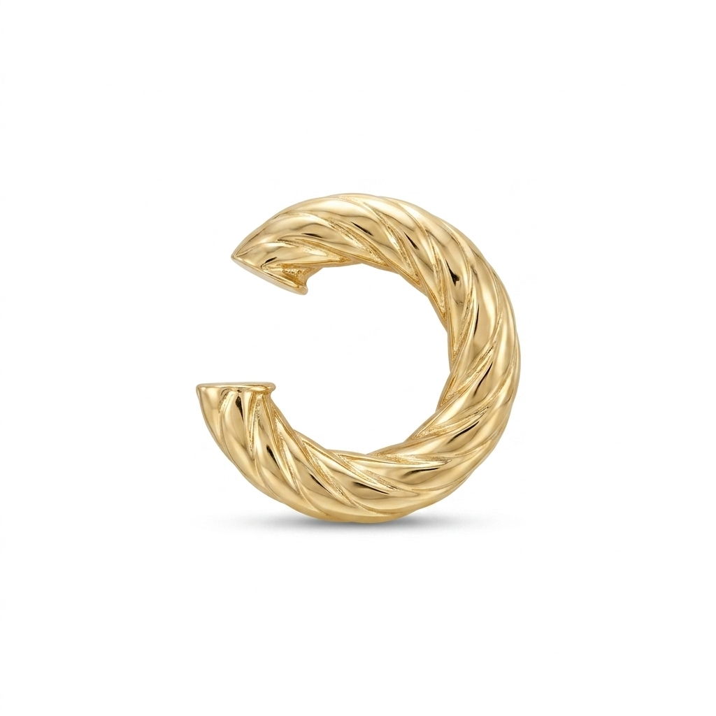 EARCUFF MELCOCHA ORO 730 AMARILLO