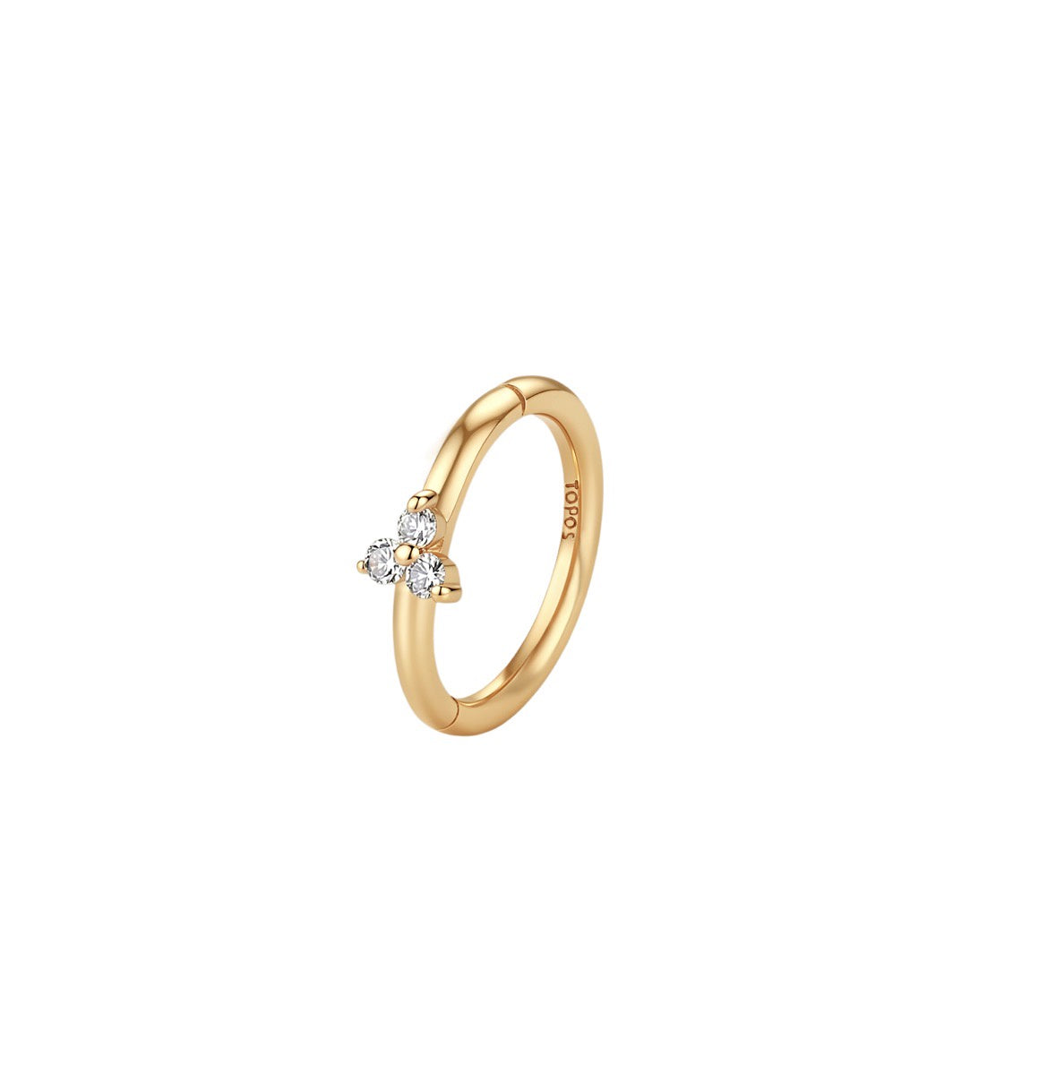 LUP CLICKER FLOR MINI TREBOL ORO 750 AMARILLO