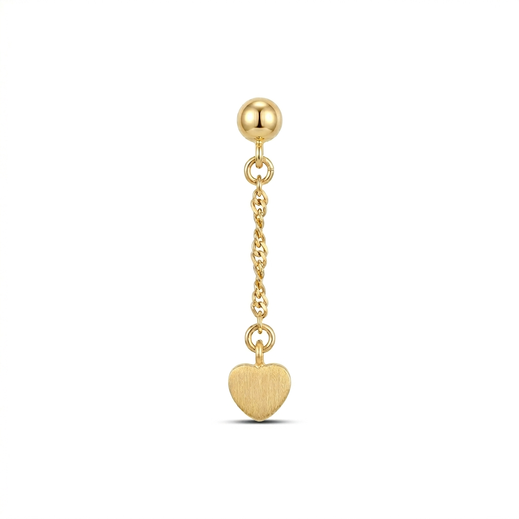 TOP ESTÁNDAR CORAZÓN COLGANTE ORO 730 AMARILLO