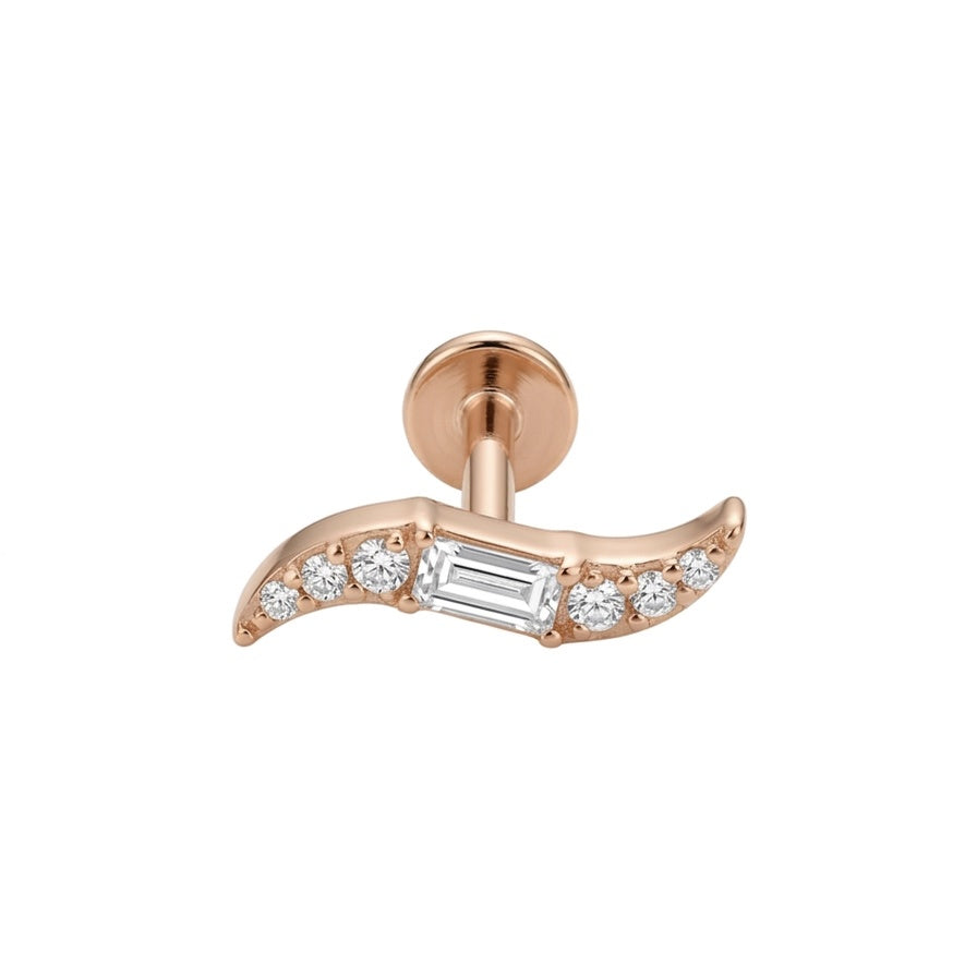 LABRET ZAG TITANIO ROSA CIRCÓN