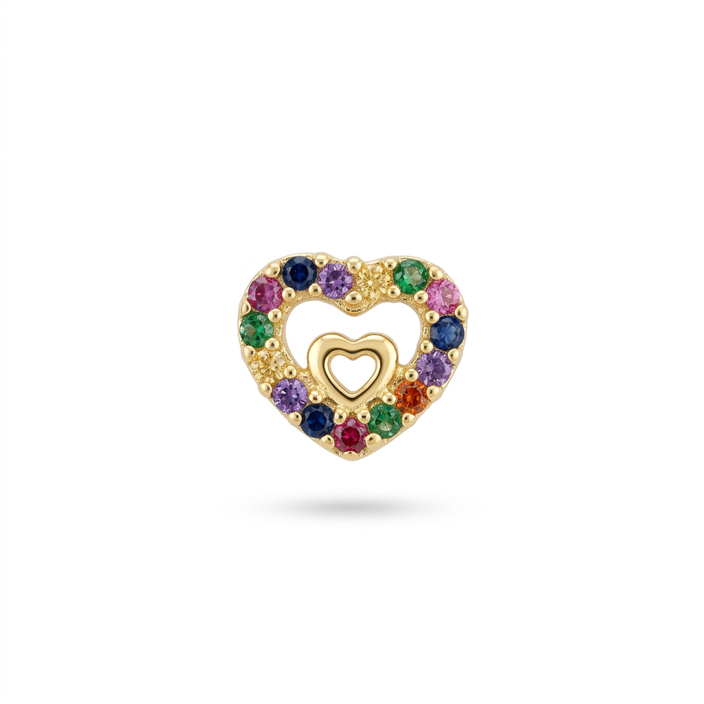 TOP ESTÁNDAR CORAZÓN UNICOS ORO 730 AMARILLO CIRCÓN MIXTO