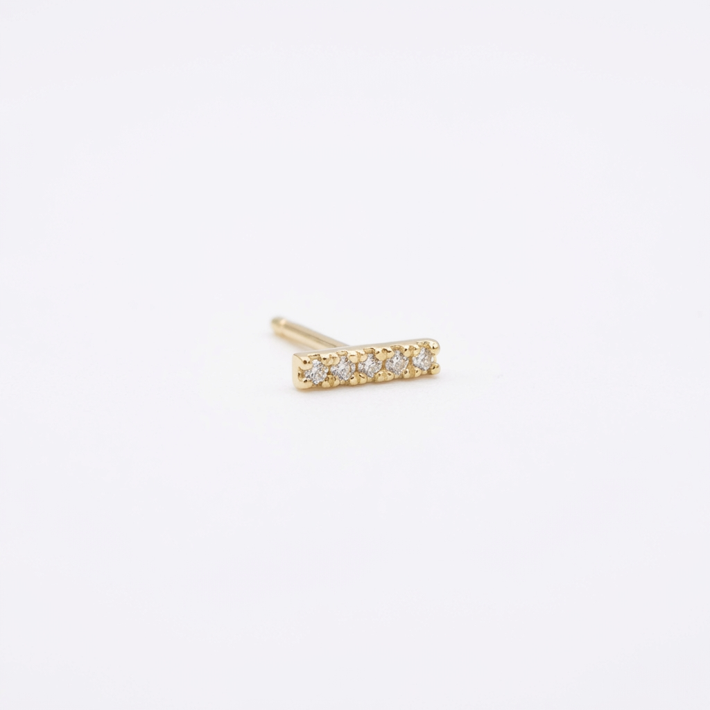 TOP ESTÁNDAR HELIX RECTO RIEL ORO 730 AMARILLO CIRCÓN BLANCO