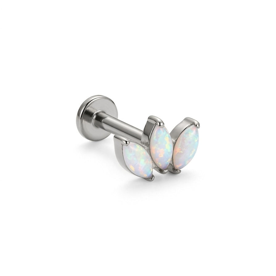 LABRET ZAG TITANIO BLANCO CIRCÓN