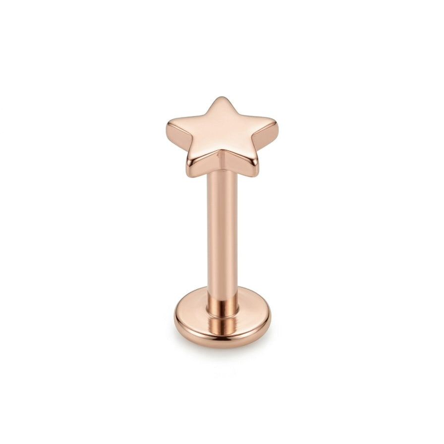 LABRET ESTRELLA TITANIO ROSA