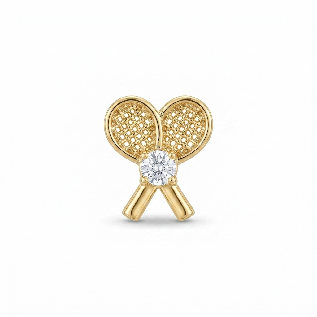 TOP ESTÁNDAR RAQUETA ORO 730 AMARILLO CIRCÓN BLANCO