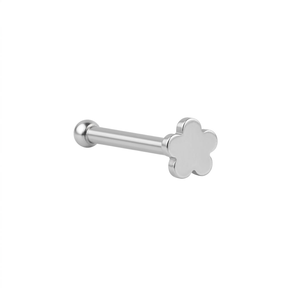 DOT TERMINAL INVISIBLE, FLOR ACERO BLANCO
