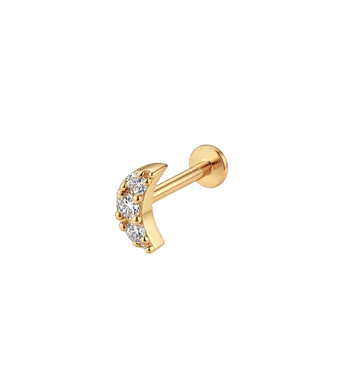 LABRET LUNA ORO 750 AMARILLO