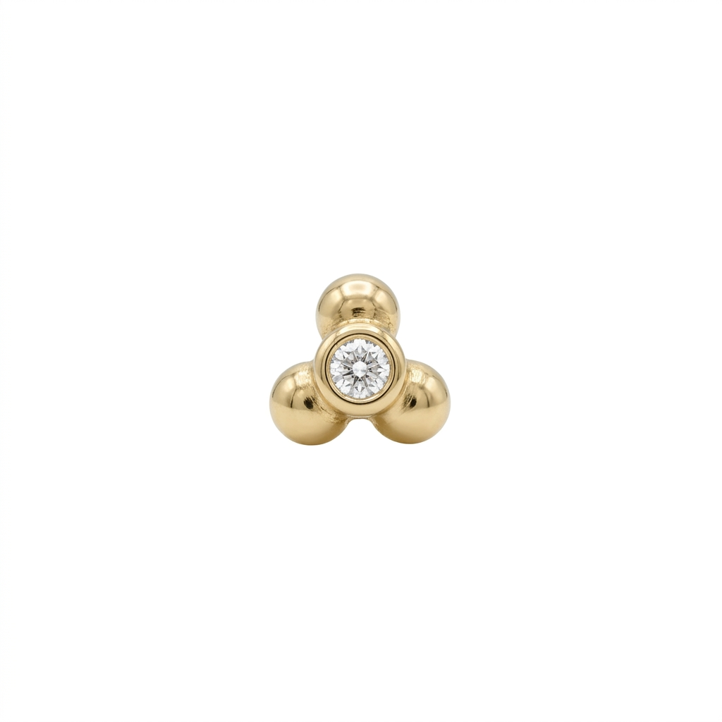 TOP ESTÁNDAR TREBOL ORO 730 AMARILLO CIRCÓN BLANCO