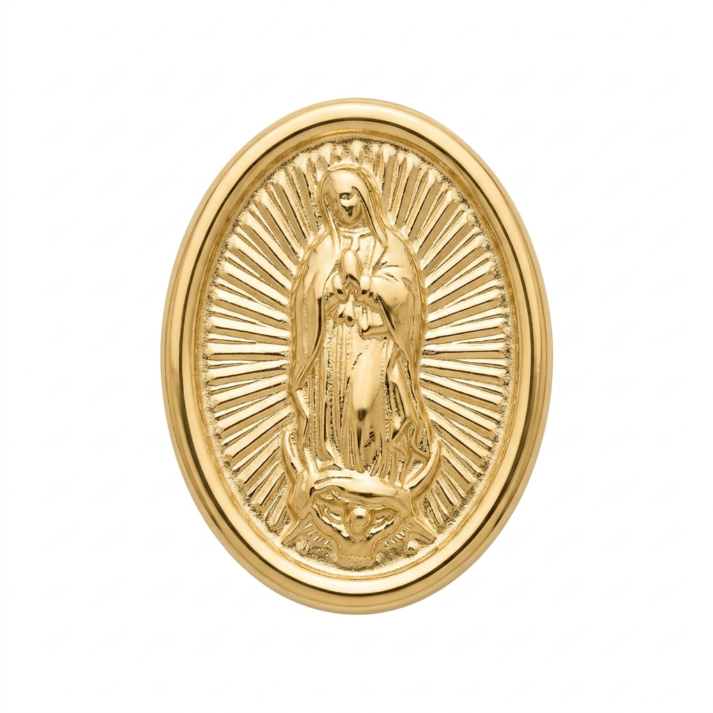 TOP ESTÁNDAR VIRGEN DE GUADALUPE ORO 730 AMARILLO