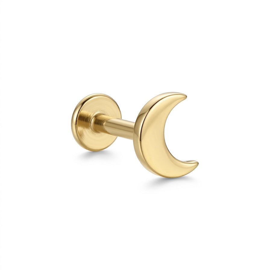 LABRET LUNA TITANIO AMARILLO