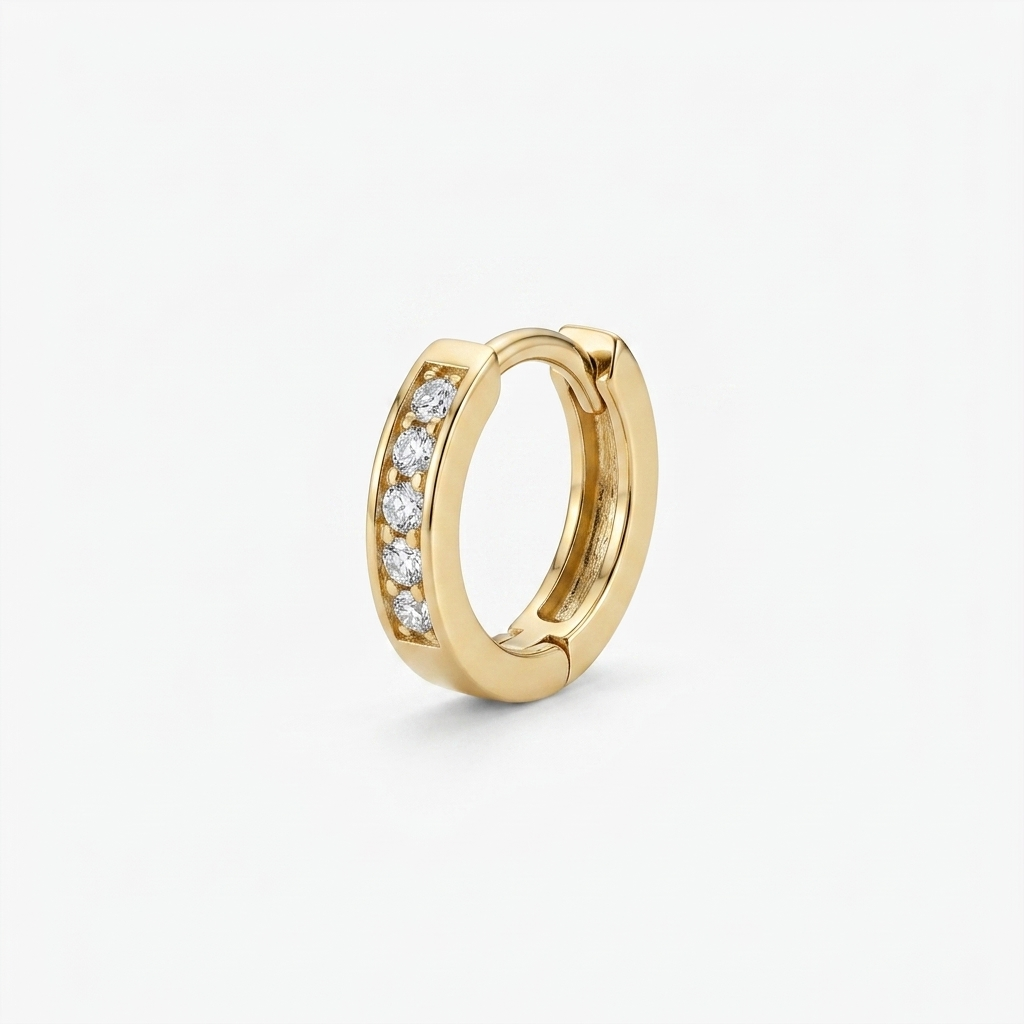 LUP CLICKER RIEL CARRE FRONTAL ORO 730 AMARILLO CIRCÓN BLANCO