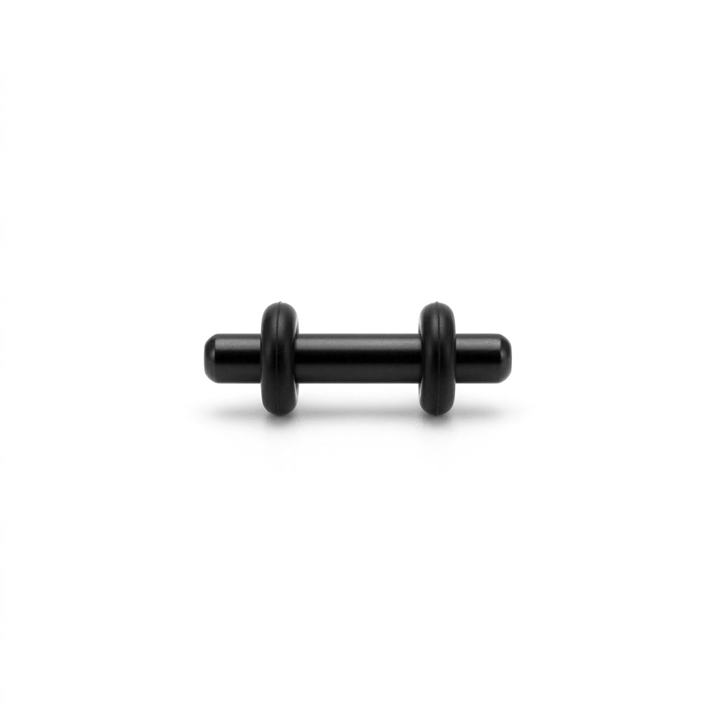EXPANSIONES PLUGS SOLIDO PLASTICO NEGRO