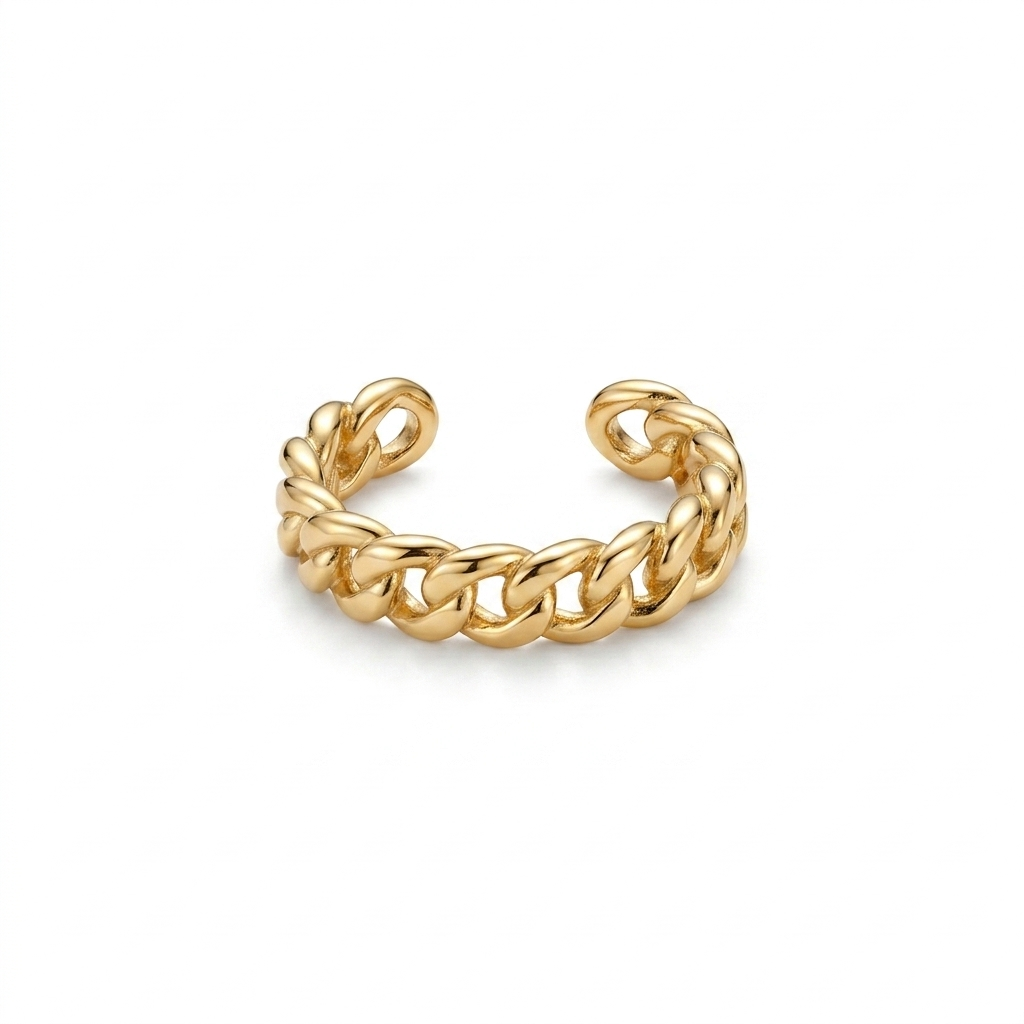EARCUFF CUBANA ORO 730 AMARILLO