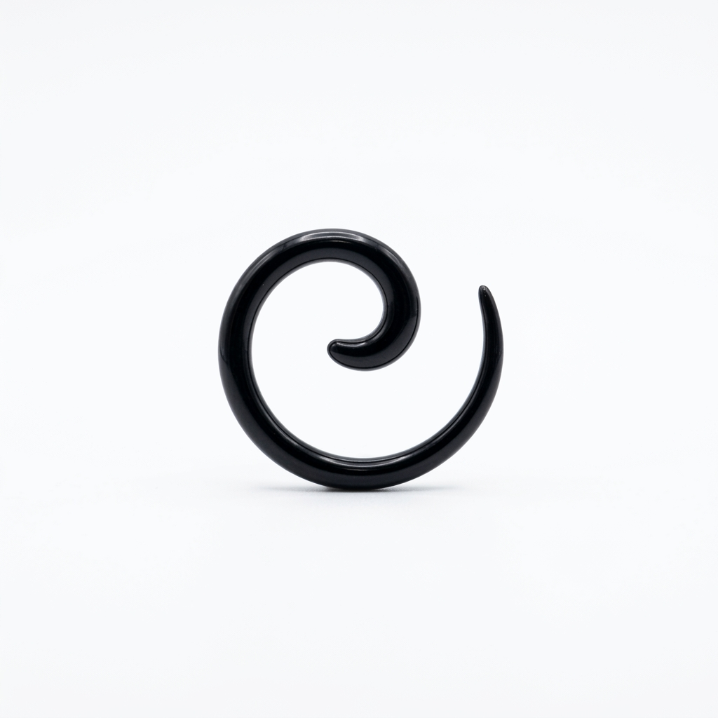 EXPANSORES TAPER ESPIRAL PLASTICO NEGRO