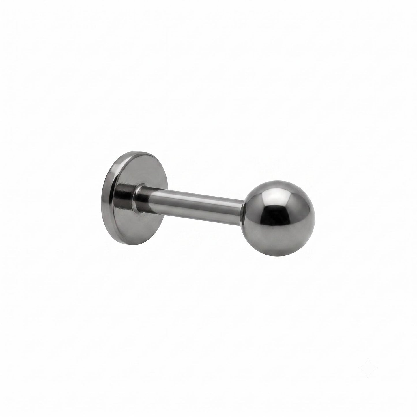 LABRET ESFERA LISA TITANIO BLANCO