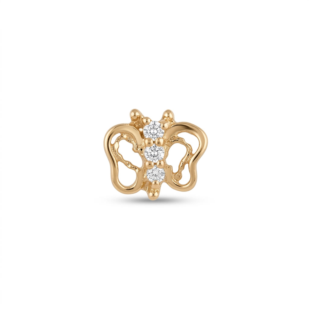 TOP ESTÁNDAR MARIPOSA ORO 730 AMARILLO CIRCÓN BLANCO