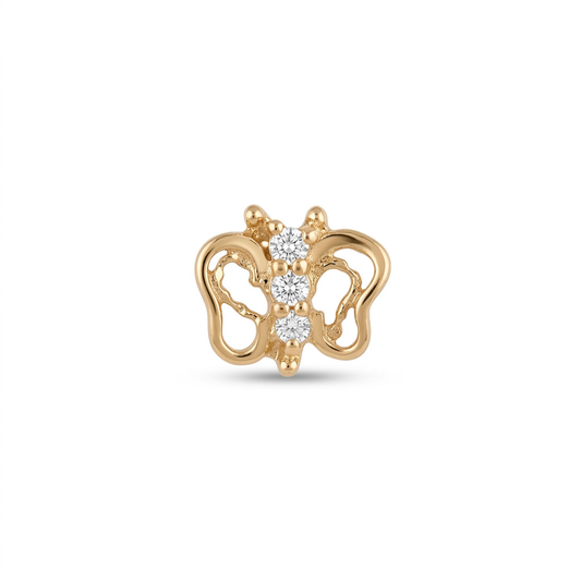 TOP ESTÁNDAR MARIPOSA ORO 730 AMARILLO CIRCÓN BLANCO