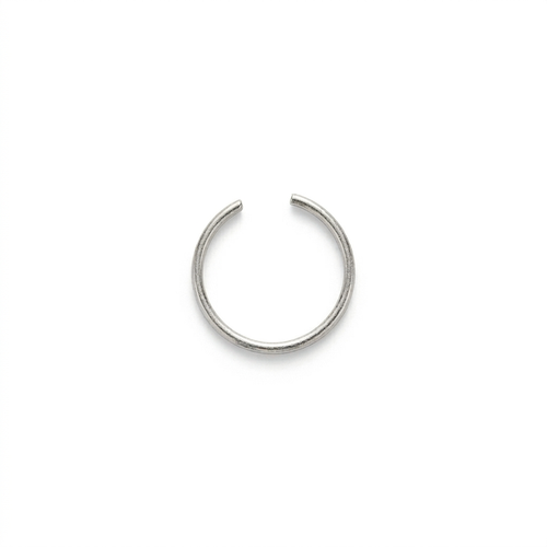 DOT ARO NARIZ, LISO ACERO BLANCO