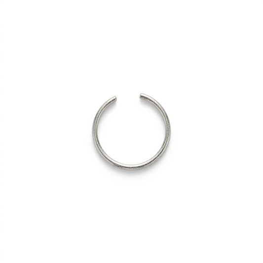 DOT ARO NARIZ, LISO ACERO BLANCO