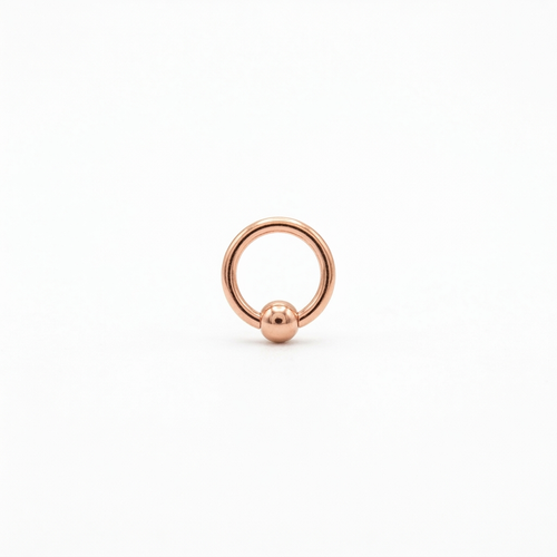 LUP ARO CERRADO CON ESFERA TITANIO ROSA