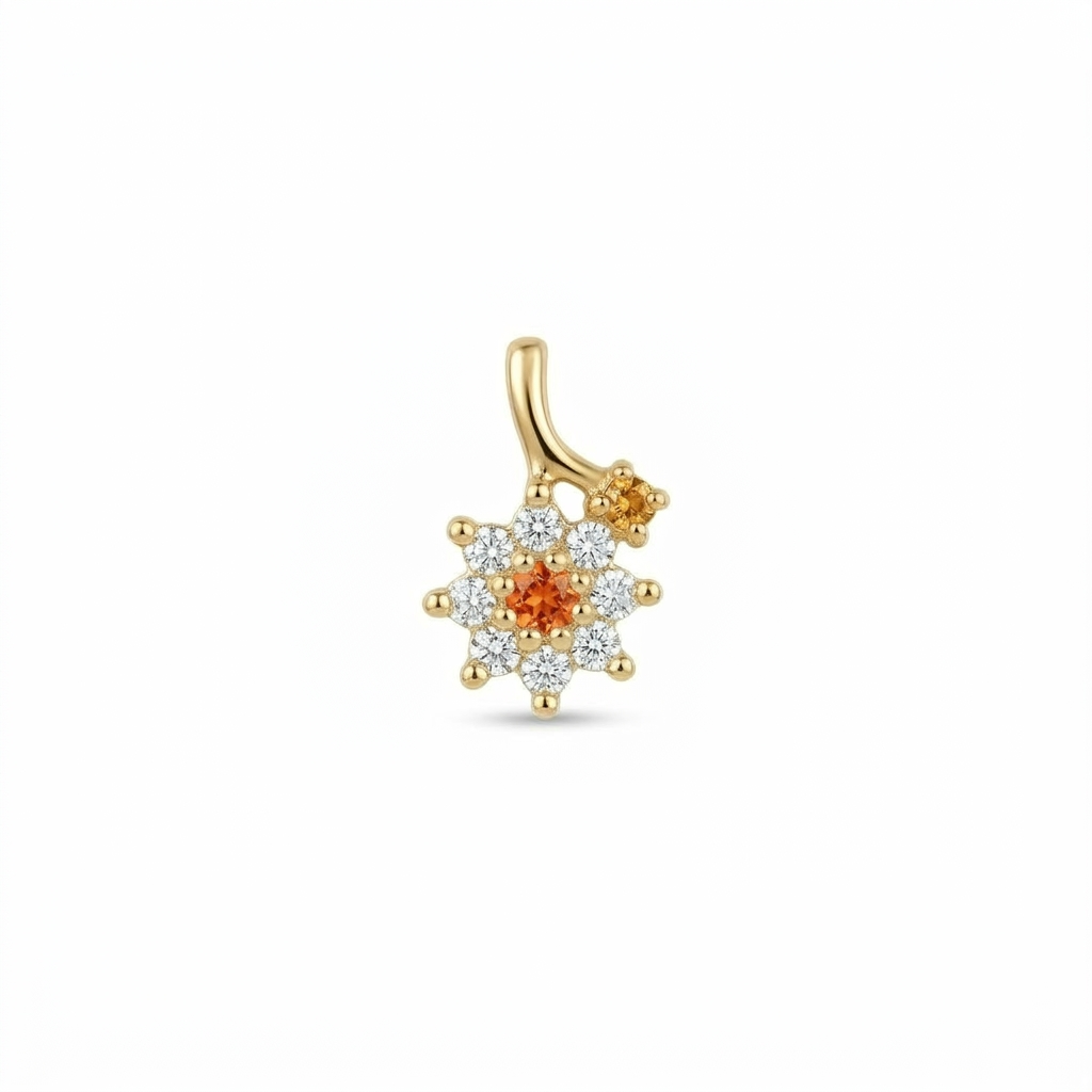 TOP ESTÁNDAR MARGARITA ORO 730 AMARILLO CIRCÓN ROJO