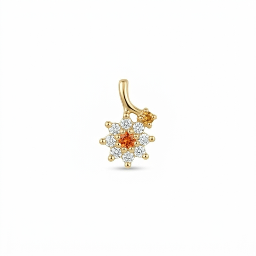 TOP ESTÁNDAR MARGARITA ORO 730 AMARILLO CIRCÓN ROJO