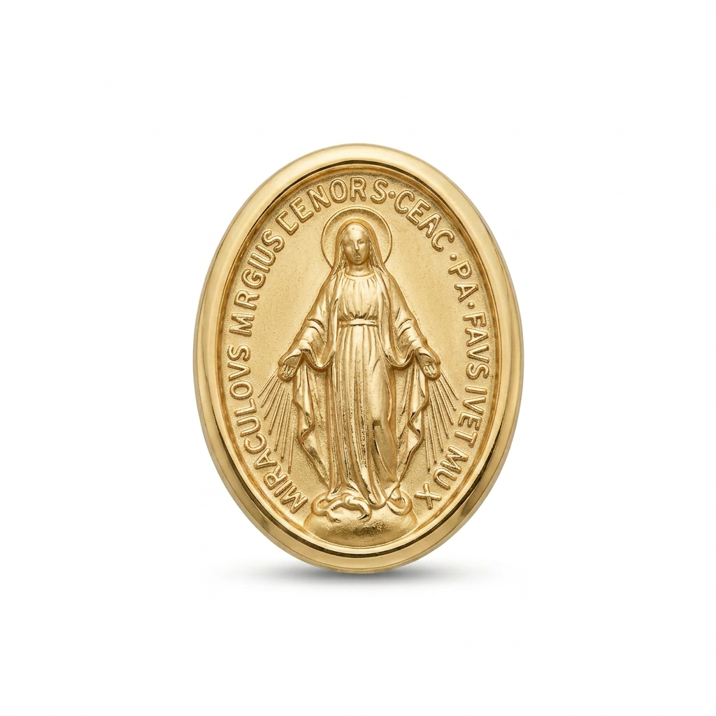 TOP ESTÁNDAR VIRGEN MILAGROSA ORO 730 AMARILLO
