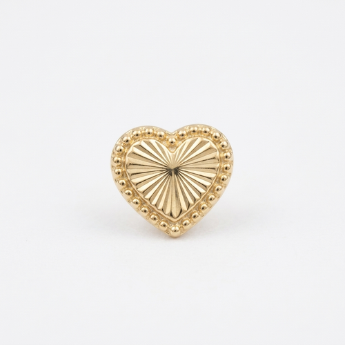 TOP ESTÁNDAR CORAZÓN DIAMANTADO ORO 730 AMARILLO