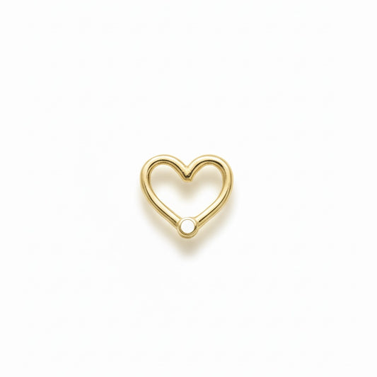 LUP CLICKER INVISIBLE CORAZON LISO ORO 730 AMARILLO