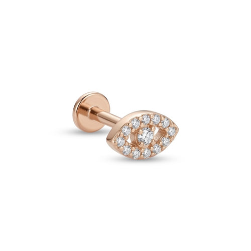 LABRET OJO TURCO TITANIO ROSA CIRCÓN