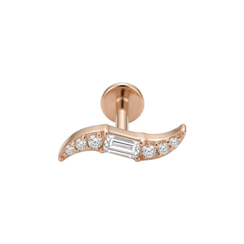 LABRET ZAG TITANIO ROSA CIRCÓN