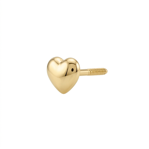 TOP ESTÁNDAR CORAZÓN VOLUMEN LISO ORO 730 AMARILLO