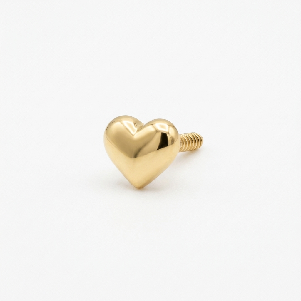 TOP ESTÁNDAR CORAZÓN VOLUMEN LISO ORO 730 AMARILLO