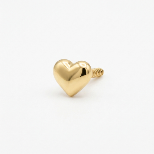 TOP ESTÁNDAR CORAZÓN VOLUMEN LISO ORO 730 AMARILLO