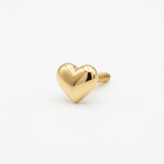 TOP ESTÁNDAR CORAZÓN VOLUMEN LISO ORO 730 AMARILLO