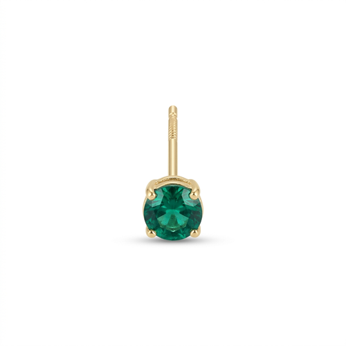 TOP ESTÁNDAR SOLITARIO UÑAS REDONDA ORO 730 AMARILLO CIRCÓN VERDE