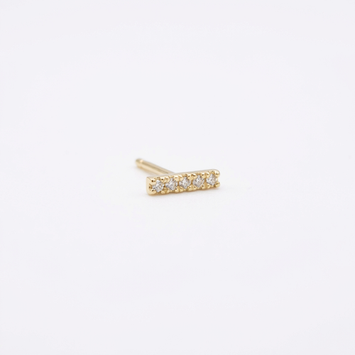 TOP ESTÁNDAR HELIX RECTO RIEL ORO 730 AMARILLO CIRCÓN BLANCO