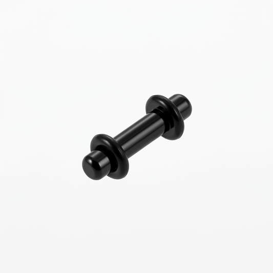 EXPANSIONES PLUGS SOLIDO PLASTICO NEGRO