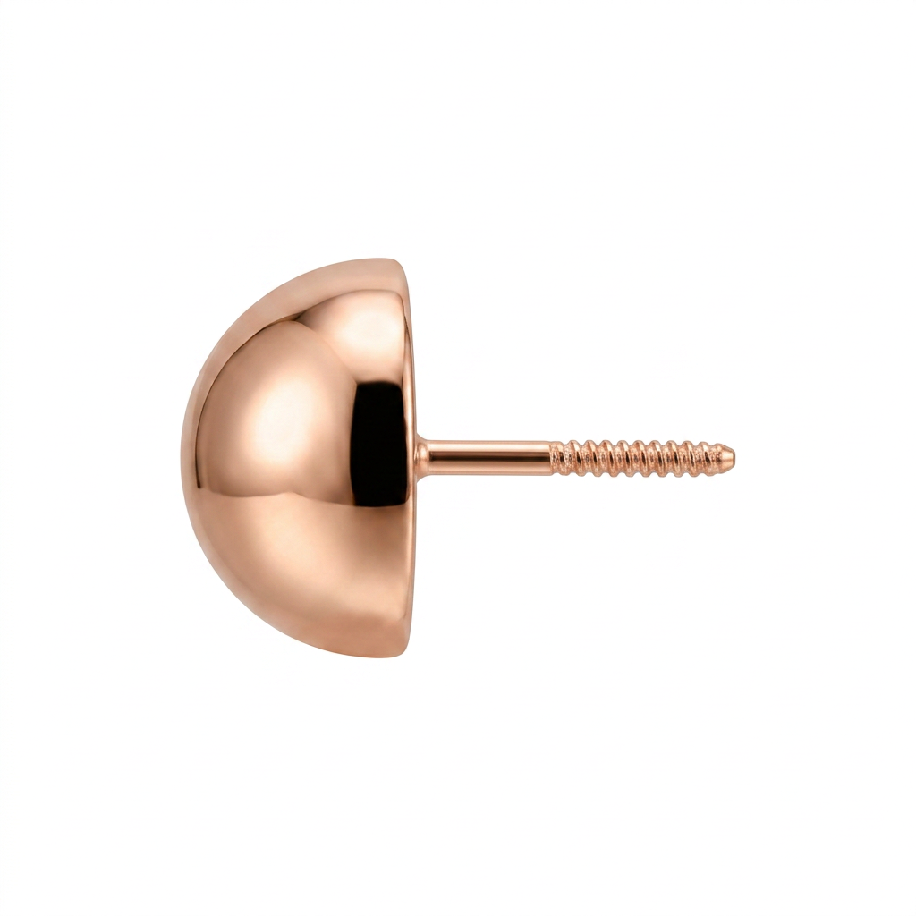 TOP ESTÁNDAR MEDIA ESFERA LISA ORO 730 ROSA