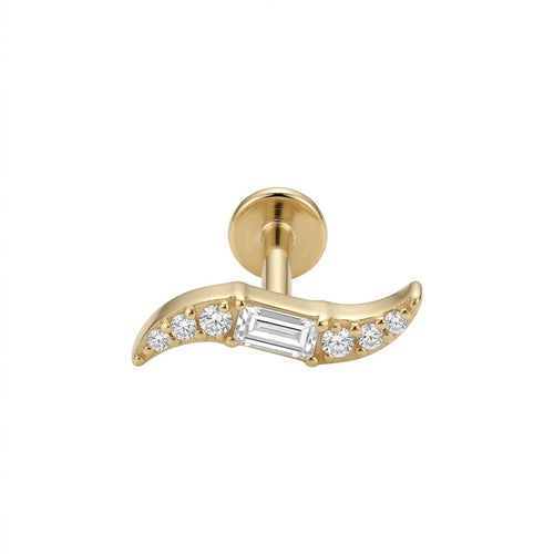 LABRET ZAG TITANIO AMARILLO CIRCÓN
