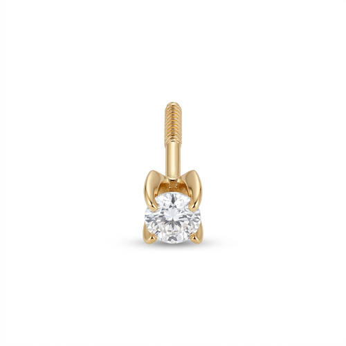 TOP ESTÁNDAR SOLITARIO UÑAS REDONDA ORO 730 AMARILLO CIRCÓN BLANCO