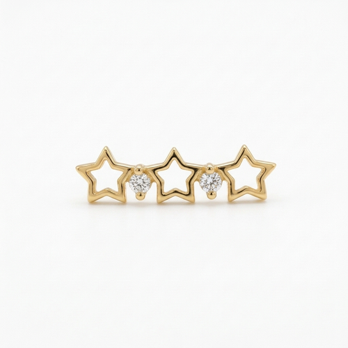 TOP ESTÁNDAR HELIX TRIPLE ESTRELLA ORO 730 AMARILLO CIRCÓN BLANCO