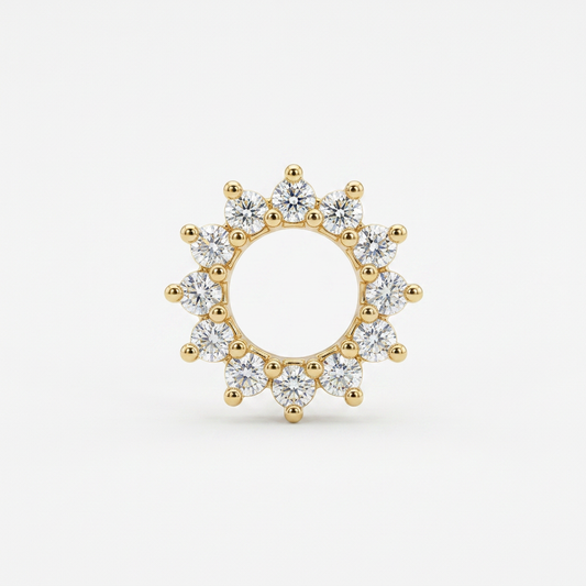 TOP ESTÁNDAR RUEDA AZUCAR ORO 730 AMARILLO CIRCÓN BLANCO