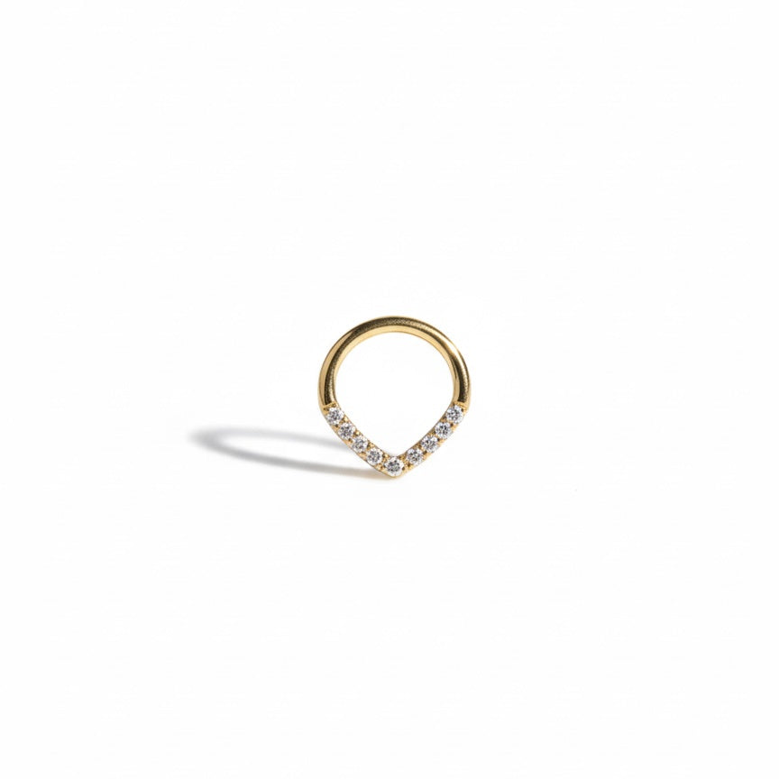 LUP CLICKER INVISIBLE FORMA V ORO 750 AMARILLO