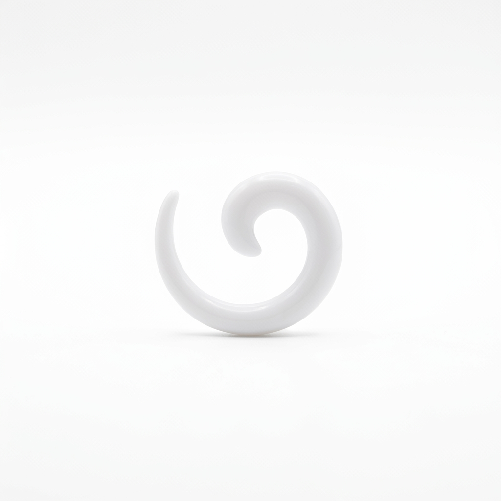 EXPANSORES TAPER ESPIRAL PLASTICO BLANCO