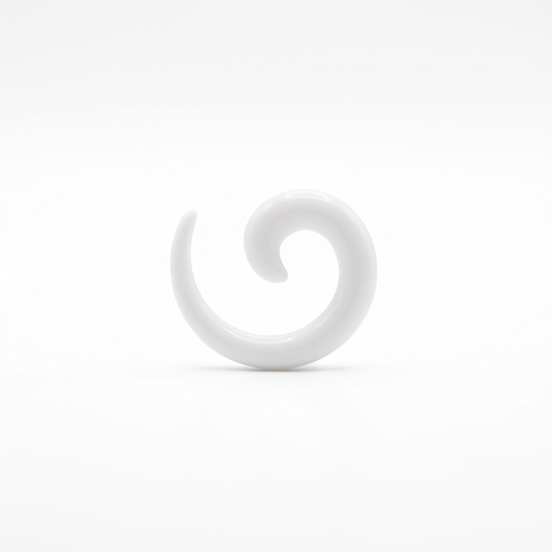EXPANSORES TAPER ESPIRAL PLASTICO BLANCO