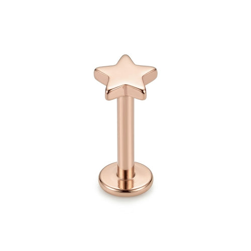 LABRET ESTRELLA TITANIO ROSA