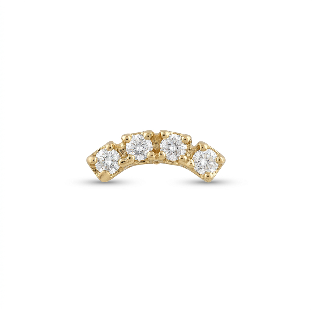 TOP ESTÁNDAR HELIX CURCO RIEL ORO 730 AMARILLO CIRCÓN BLANCO